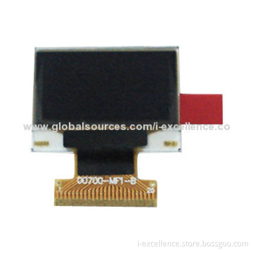 0.96-inch OLED Display Module in White Display and 128 x 64 Dots and 1.05mm ThicknessNew